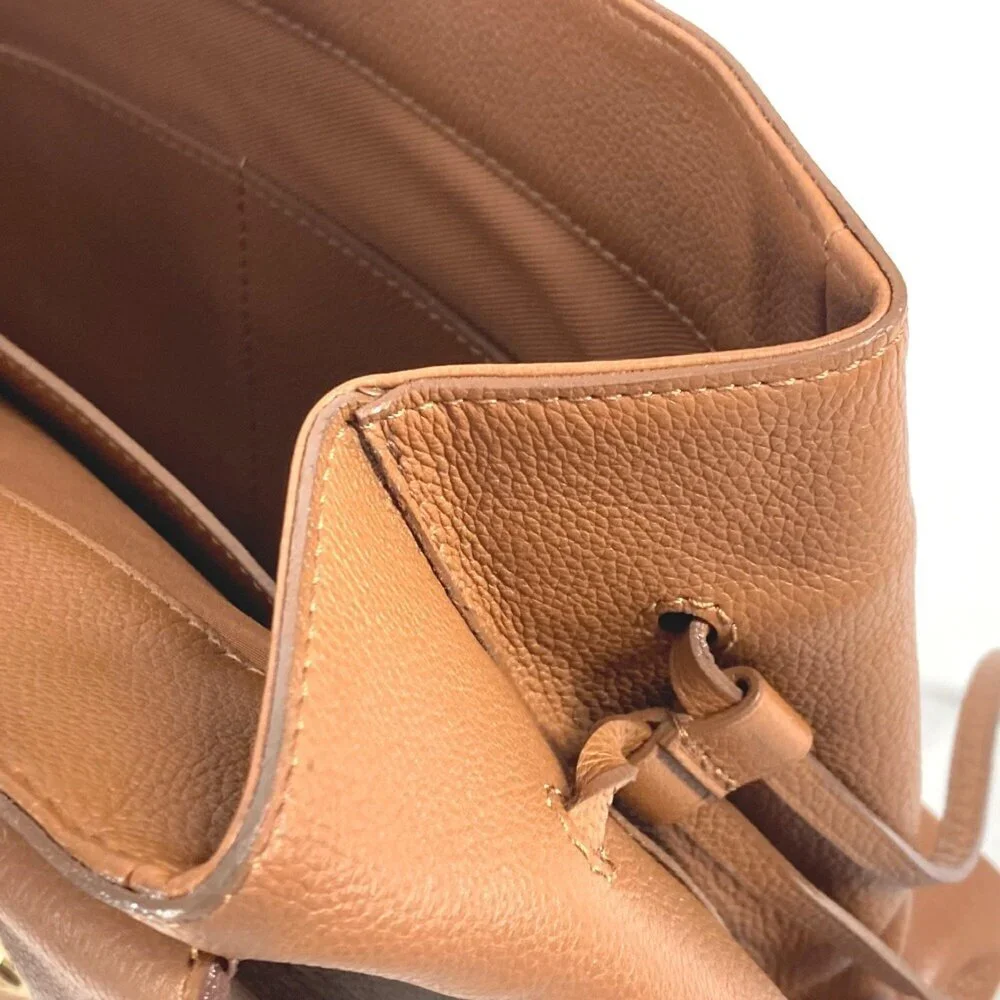 LOUIS VUITTON Authentic Brown Leather Shoulder Bag - Picture 15 of 16